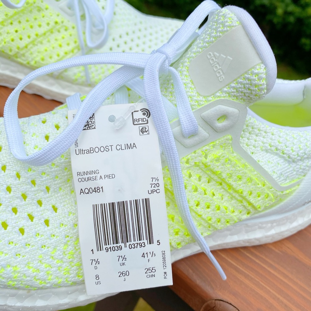 Adidas Ultra Boost Clima Solar Yellow - Picture 8 of 10